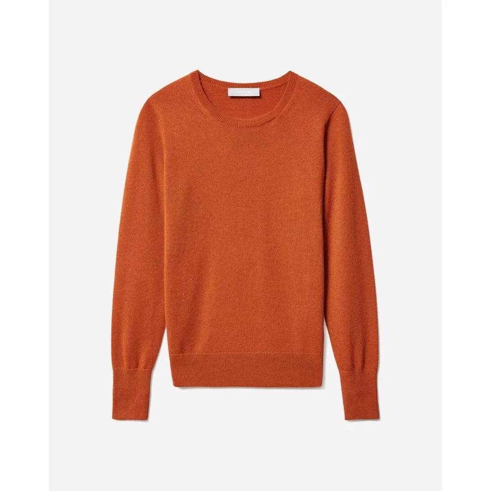 Everlane Cashmere Crew - Burnt Orange - Picture 3 of 10